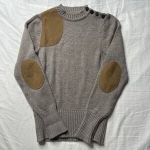 Purdey Knit Sweater Pure New Wool Made in Scotland No Size Tag